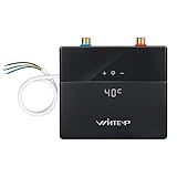 Durchlauferhitzer 230v, WINTEMP 5.5 kW Black, Durchlauferhitzer Küche, LED-Temperaturanzeige - Sofort heißes Wasser, Ohne Stecker