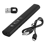 Gorise 2-in-1-Presenter, USB- Und Typ-C-Präsentation, Kabelloser Pointer Für Präsentationen Mit Hyperlink Und Lautstärkeregelung, PowerPoint-Presenter Für Windows/Linux/PowerPoint