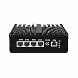 PcZinophyte N150 Mini-PC Firewall-Router 4 LAN i226-V 2,5G NVMe Lüfterloser Mini-Computer Box