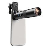 Evil Eye TeleMacro Pro 10X Teleobjektiv für Smartphones, 10X Zoom + 10X Makroobjektiv, Ultraleicht, Mehrschicht & ED-Objektiv, Universalclip, Ideal für iPhone 17/16/15/14/13 Serie, Samsung & Android