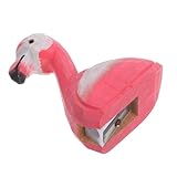 Happyyami Flamingo-Bleistiftspitzer Bleistiftspitzer für in großen Mengen Bleistiftspitzer mit Tiermotiv Handbleistiftspitzer Farbstiftspitzer Anspitzer Metall Rosy
