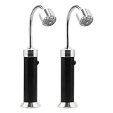 Vegena LED Grill Licht [2 Stück], Magnetische Grill BBQ Licht Set Flexibel Grill Lampen Outdoor Grill Lichter Grillen Zubehör Schwarz