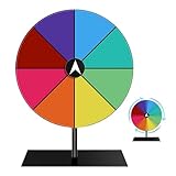 Glücksrad Zum Drehen Drehen Sie Das Rad Roulette Rad Game Set Drehbares Preisrad | Trocken Abwischbares Drehrad Mit 8 Fächern, Farbe | Robustes, Bearbeitbares Spiel-Spinner-Tisch-Preisrad
