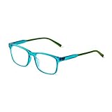 ADEWU Kinderbrille Ohne Stärke Blaulichtfilter Rechteckig Brillenfassung Anti Blaulicht Brillen TR90 Brillengestell für Mädchen und Jungen