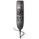 Philips SMP3700 SpeechMike Premium Touch, USB-Diktiermikrofon für Beste Spracherkennungsergebnisse, Bedienung per sensorischem Bedienfeld und Drucktasten. PowerMic Nachfolger