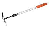 BLACK+DECKER Kultivator - Gartenharke und Hacke - Längenverstellbar 66-101CM - Kultivieren und Unkraut jäten - Kopf aus Kohlenstoffstahl