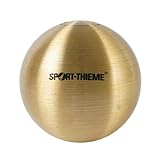 Sport-Thieme Wettkampf-Stoßkugel Gold | Messinggehäuse mit Bleifüllung, präzise gefertigt | 4 kg o. 7,26 kg | 95 mm o. 110 mm Ø, World Athletics Regelwerk, Outdoor