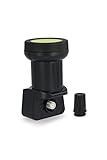 Zehnder Single LNB Satellitenkopf für 1 Teilnehmer mit Sun Protect UV Schutz und Wetterschutzkappe - 40mm Feed -4K Ultra HD - Satellite LNB - Digital - 1Fach - 4G 5G LTE Abschirmung| BX-3001