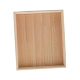 Abaodam Mini Quadratisch Sandkasten für Kinder Sandkasten Kleinkinder Spieltablett Sandaufbewahrung ideal für den Innen- und Außenbereich
