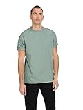 ONLY & SONS Herren Rundhals T-Shirt ONSFRED - Relaxed Fit S-XXL Schwarz Weiss, Größe:L, Farbe:Chinois Green 22022532