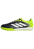 adidas Unisex COPA Pure III League Turf Football Boots, Core Black/Cloud White/Lucid Lemon, 44 EU