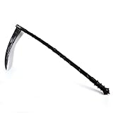 Mizijia Sensen Halloween 82cm, Sichere Kinder Accessoires für Cosplay, Plastik Spielzeug Sense Perfekt für Halloween-Partys, Rollenspiele & Dekoration (82 cm)