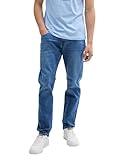 TOM TAILOR Denim Herren 1045757 Jeans Piers Slim, 10119-Used Mid Stone Blue Denim, 30 W/34 L