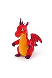 Trudi 52431 - Funktionsplüsch, Mini Drago Arancione, 14 cm
