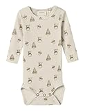Lil' atelier baby Unisex Nbngavo Emo Ls Slim Body Lil Noos, Turtledove, Numeric_62