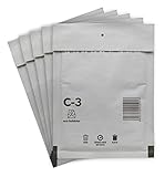 10 Luftpolsterumschläge Versandtaschen Luftpolster 170 x 225mm Luftpolstertaschen DIN A5 DIN A6 Gr. C/3 C3 weiß Umschläge gepolstert Taschen