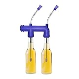 QIUYMGFG Kunststoff Maischepaddel 1 Stücke Doppel Schnorchel Trinken Bier Stroh Spender Bar Werkzeug Weihnachten Home Party Bar Werkzeuge mischpaddel