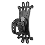 SGERUFZ 360° Drehbarer Handyhalter - Universeller Motorrad- & Fahrradlenker Handyhalter, Verdicktes Silikon-Design für Smartphones von 4,5-7,0 Zoll, Einfache Installation