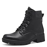 Jana Damen Winterstiefeletten zum Schnüren Wasserabweisend Vegan, Schwarz (Schwarz), 40 EU