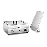 Royal Catering RCBG-18STHB Fettbackgerät 18l Elektro-Fritteuse Gastro 3.200 W - Ablasshahn - Edelstahl