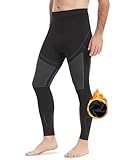 NOOYME Lange Unterhosen Herren Thermohose Herren warme Unterhose Männer Lang Thermounterwäsche Herren Funktionsunterwäsche Skiunterwäsche Thermo Unterhose Herren Leggings Herren für Winter Sport