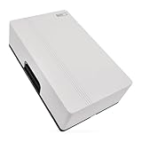 EMOS - 2-Draht Türklingel mit Dual-Stromversorgung - Klassischer Haustür Gong, weiße Türglocke - 1 Melodie Ding-Dong, Lautstärke 85dB - drahtgebunden, zur Wandmontage - rechteckig