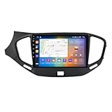 Doppel Din 9 Zoll Android 14 Autoradio für LADA Vesta Cross Sport 2015-2020 mit Wireless Carplay AHD Rückfahrkamera Bluetooth Lenkradsteuerung GPS Navigation (T300 [4+64G])