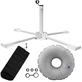 Strandschirm-Halterung: Verstellbare Schwerlast-Ankerbasis, robuster Regenschirmhalter | Vielseitiger Sonnenschirmständer für den Außenbereich für Deck, Terrasse, Camping, Pi