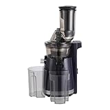 Slow Juicer Entsafter Gemüse Obst, 250W Kaltpresse Saftmaschine mit 58RPM, 800ml Saft- und Tresterbehälter, für Gemüse, Obst, Zitrusfrüchte, Granatapfel, Sorbet.