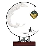 YOKIKIYO Räucherstäbchenhalter für Stäbchen, Rückfluss-Räuchergefäß, hängendes Räuchergefäß für den Innenbereich, Ornamente, Keramik-Aroma-Diffusor, kreativer Schmuck, Räuchergefäß