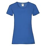 Fruit of the Loom Damen T-Shirt blau blau XX-Large