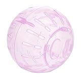 JUMPLAWN Kleiner Übungsball Für Haustiere, 10 cm Durchmesser, Hamster-rollball Für Käfig, Transparenter Kunststoff-laufball, Chinchilla, Transparenter Rollball