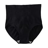 Forst Schnittschutzhose Weiche Damenunterwäsche mit hoher Taille Verstärkung im Bauchbereich für den Alltag Damen Gummistiefel (Black, M)