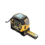 AYJYZHIAG 1 Stück Laser-/Entfernungsmesser-Maßband, 3-in-1-Digital-Maßband, hochpräzises Laser-/Entfernungsmesser-Maßband aus Stahl, ausgestattet mit 2 AAA-Batterien(100m)