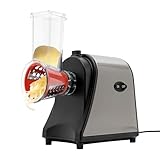 Gemüseschneider Elektrisch Trommelreibe 6-in-1 Käsereibe Automatisch Gemüsehobel Mit 5 Trommelblättern Multifunktionsreibe Küchenreibe Gemüsereibe Mit Fleischwolf