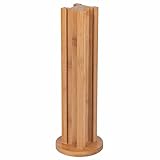 GALILEO SìChef Kaffeekapselhalter aus Bambus, 4 Fächer, Ø 11 x 32,5 cm