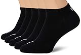 PUMA Unisex Puma Unisex Plain Sneaker - Trainer (5 Pack) Socks, Schwarz, 39-42 EU