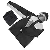 HAPINARY Motorrad Regenanzug Teilig Herren Regenjacke und Regenhose Winddicht Schützend Atmungsaktiv Outdoor Regenbekleidung für Motorradfahrer