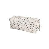 Qiwenr Federmäppchen Federmappe Bleistift, Pencil Case, Mäppchen ETU, die Cartoon-Tasche ist Klein und süß und Kann als Spielzeugtasche, Schlüsseltasche Verwendet Werden, Geldtasche(weiß, blau)