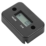 POPETPOP Digitaler Motorrad Drehzahlmesser mit Betriebsstundenzähler Präzise Motorüberwachung Robustes Kunststoffgehäuse Offroad Motocross Zubehör