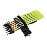 Crosbow Picatinny Bolzenhalter, Schwarz (7 + 6 rechts)