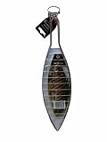 daniplus Fischbräter, Fischgitter, Grillguthalter für Fisch, Fisch-Grillzange aus Edelstahl 40cm lang