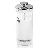 Coffee Fox Milchaufschäumer aus Glas - Manueller Milchschäumer & French Press Milchschaum 450 ml