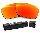 IKON LENSES Polarisierte Ersatzgläser für Oakley Drop Point Sonnenbrille (Fire Orange Mirror)