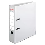 Herlitz 5480710 Ordner maX.file protect A4 (8 cm mit Einsteckrückenschild), weiss