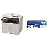 Brother MFC-L3760CDW 4-in-1 Farb-LED Multifunktionsgerät Original TN-248VAL Toner 4er-Pack Schwarz,Gelb,Cyan, Magenta