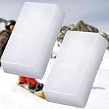 GIONAR 2 Stück Skiwax für Ski, Skitourengehen, Snowboard, Langlauf - Ski- und Snowboard-Rennwachs zum Schutz des Ski- und Snowboardzubehörs