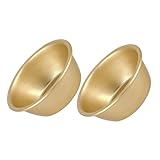 TOYANDONA 2 Stück Koreanische Suppenschalen Aluminium Kleine Trinkschalen für Reiswein Pickles Servierschalen Camping Outdoor Robust und Lebensmittelecht