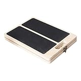 Schrägbrett für Wadendehnung | faltbares Brett aus Wadendehnungsholz – verstellbare Squat-Rampe | für Training Fitness Pilates Yoga Callisthenia Balance