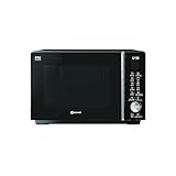 Bauknecht MF 258 B Mikrowelle/Extra Space: Kombi Ohne Drehteller/My Menu/Crisp/Crisp Fry/Spezialprogramme/Heißluft/Quarz Grill/Auto Clean/Autom. Rezepte/ 25 L